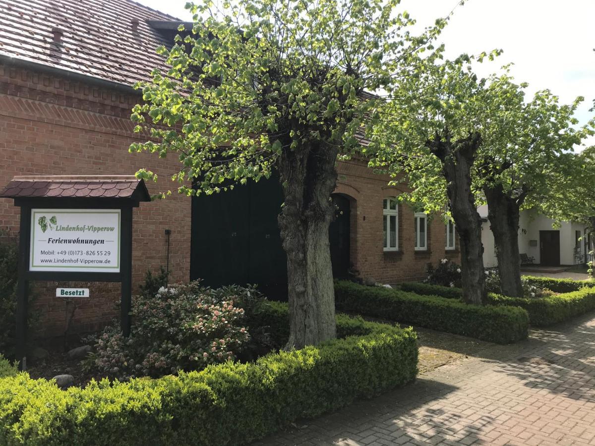 Lindenhof, Wohnung 1, Giebel Vipperow Esterno foto